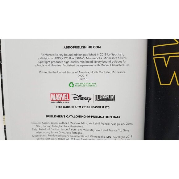 STAR WARS Rebel Jail Volume 3 Hardcover Book (2018) by Marvel Disney Lucas Film - Picture 10 of 12